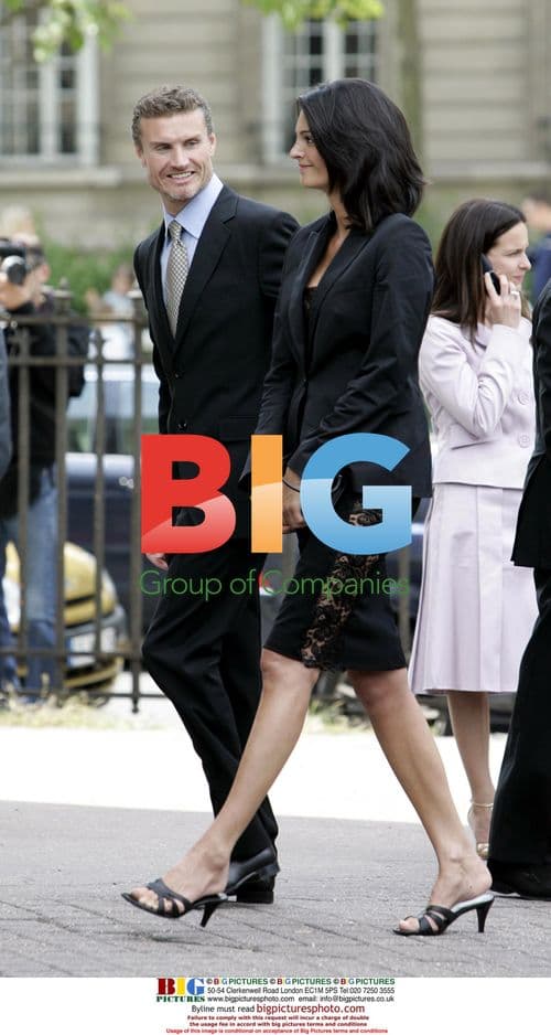 F1's David Coulthard attends Villeneuve wedding