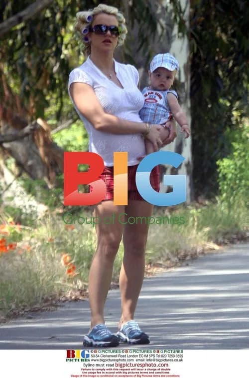 Britney Spears Takes Walk With Baby Preston