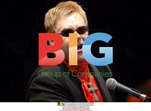 Elton John Performs in London