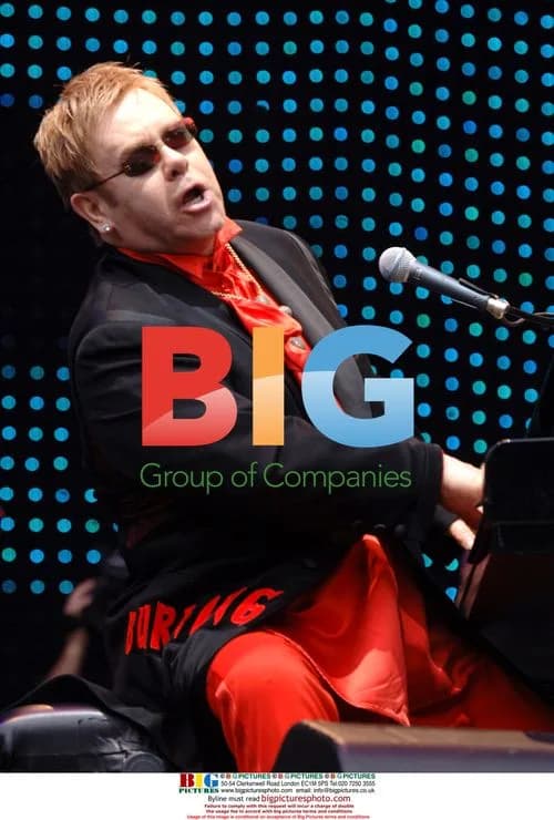 Elton John Performs in London