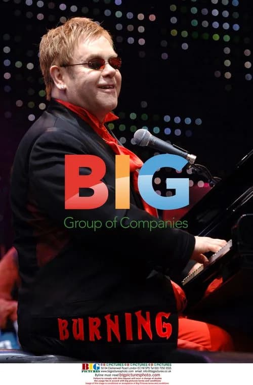 Elton John Performs in London