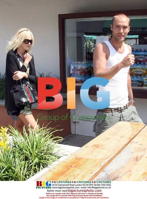 Kimberly Stewart and Calum Best in Malibu