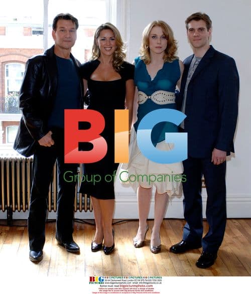 Patrick Swayze and Cast at Guys and Dolls Photocall