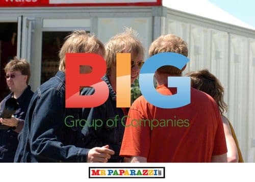 Rhys Ifans and Brother Llur at Urdd Eisteddfod