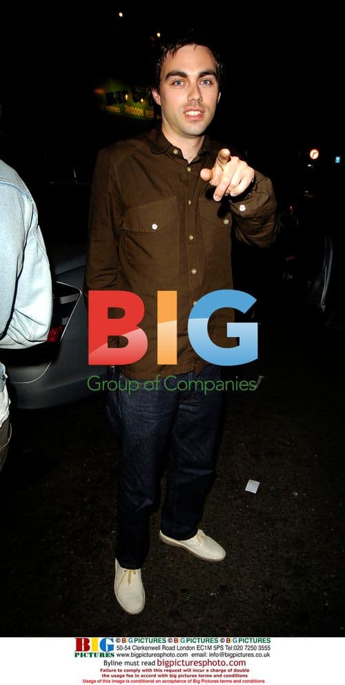 Singer Richard Archer from Hard-Fi at Soho House