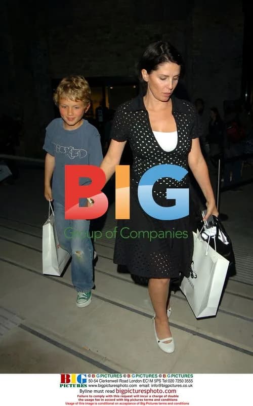 Sadie Frost leaving The Roundhouse theatre in London