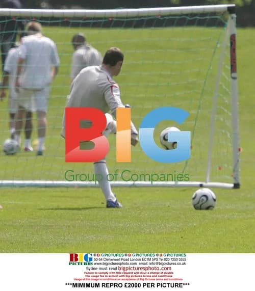 Wayne Rooney's England training session