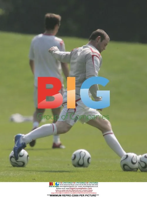 Wayne Rooney at England training session