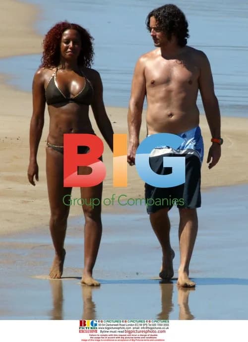 Mel B Celebrates 31st Birthday on Calif. Beach
