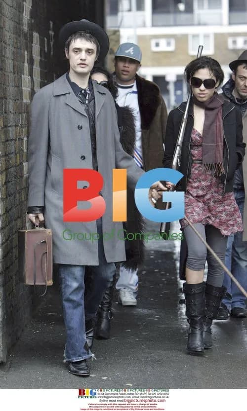 Pete Doherty Leaves Home with Friends