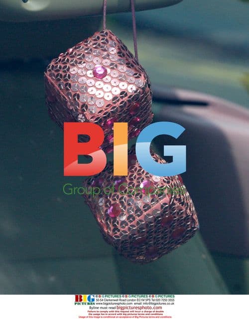 Jordan's Pink Diamond Encrusted VW Beetle