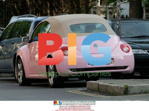 Jordan's Diamond Encrusted Pink VW Beetle