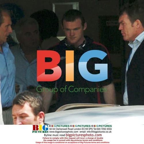 Wayne Rooney Leaving BUPA Medical Centre