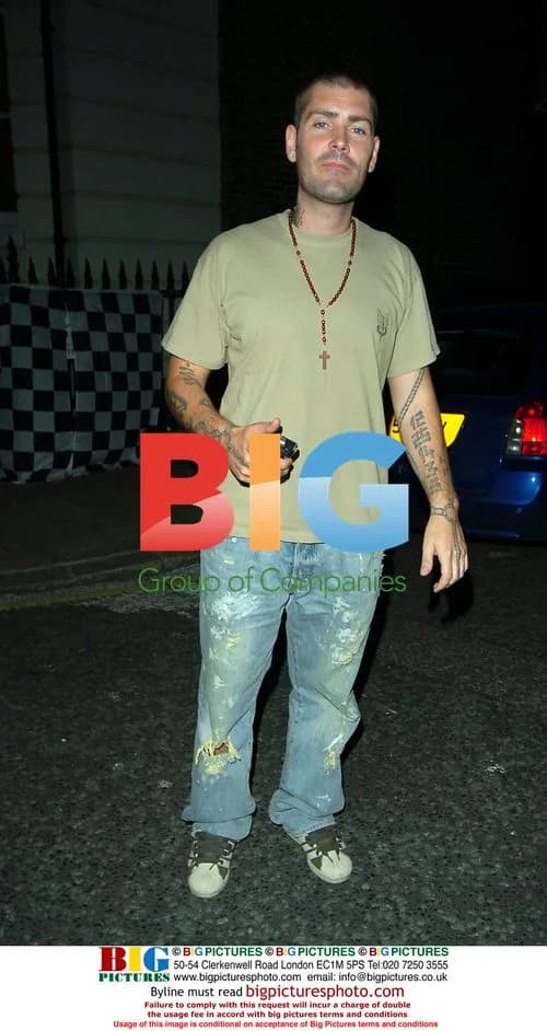 Shane Lynch leaves F1 Party in London