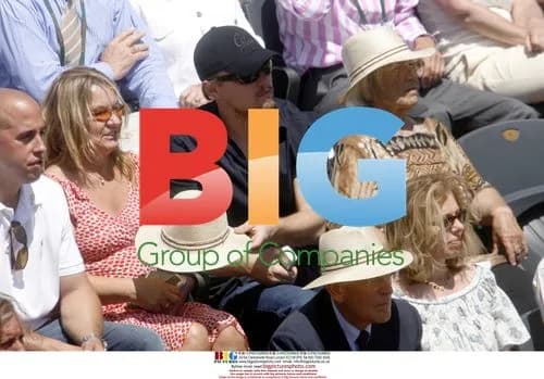 Leonardo DiCaprio and family at French Open