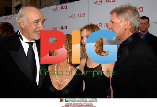 Sean Connery and Harrison Ford at AFI Tribute