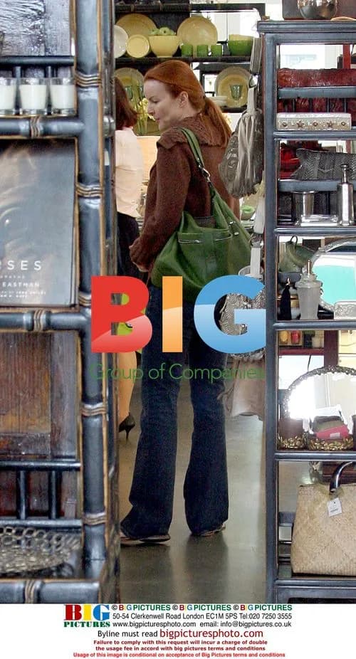Marcia Cross Shopping in Malibu