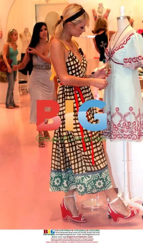 Paris Hilton and Kim Kardashian Shopping