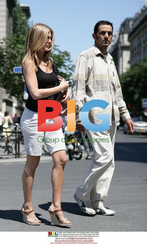 Jennifer Aniston and Vince Vaughn in Paris