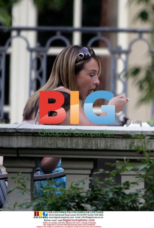 Louise Owen and daughter Gemma Rose dine in Baden Baden