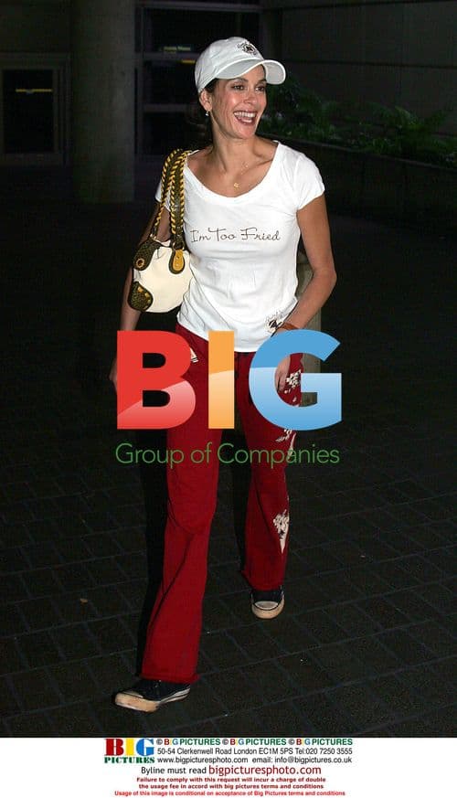 Terry Hatcher Arrives at LAX