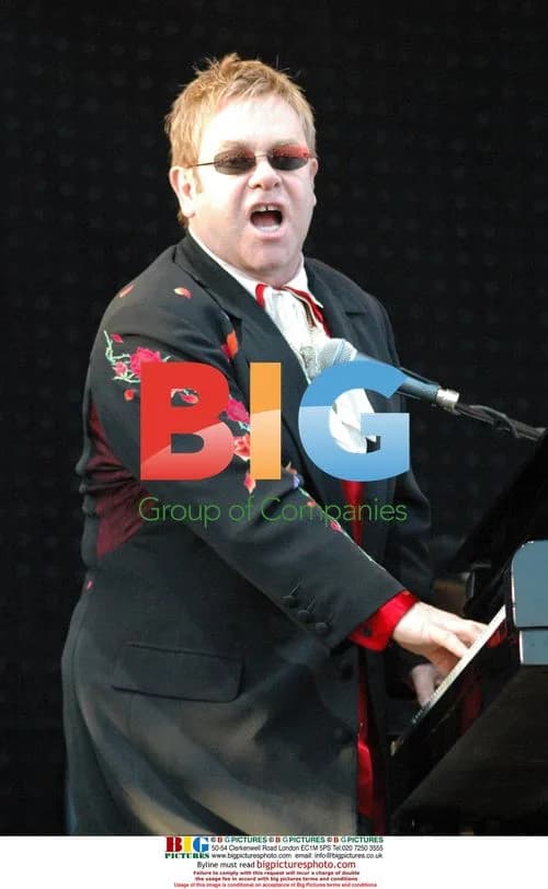 Elton John Performs at Durham Cricket Club
