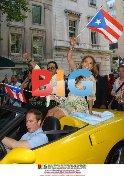 Marc Anthony, Jennifer Lopez & Bloomberg at Puerto Rican Parade