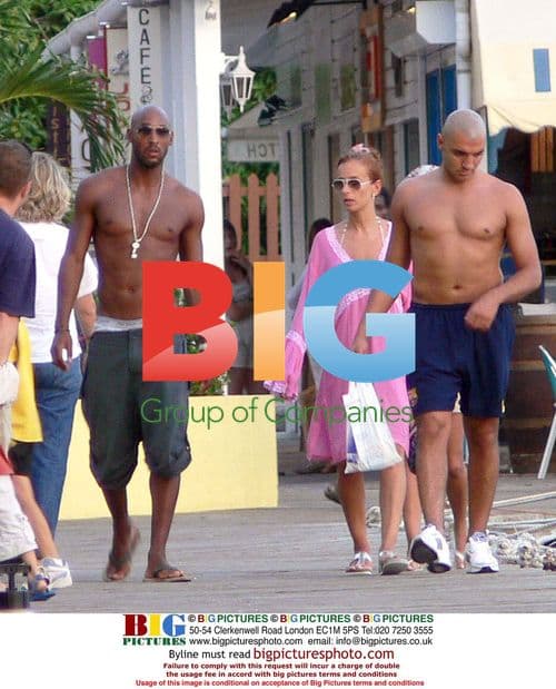 Nicolas Anelka on holiday in St Barth