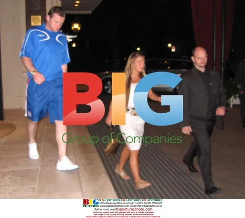 Wayne Rooney and Coleen Mcloughlin on Night Out