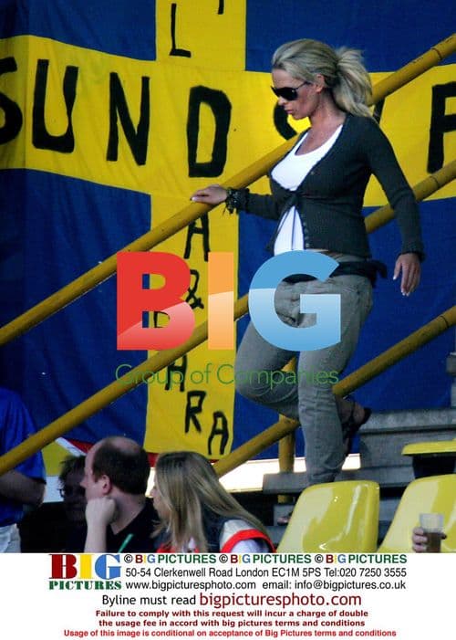 Zlatan Ibrahimovic's pregnant girlfriend at World Cup match