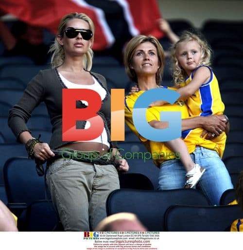 Zlatan Ibrahimovic's girlfriend Helena Seger at World Cup match