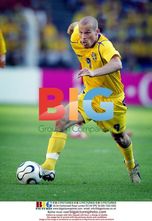 Fredrik Ljungberg at Sweden vs Trinidad & Tobago, 2006 World Cup