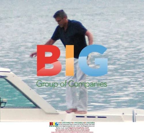George Clooney on Lake Como