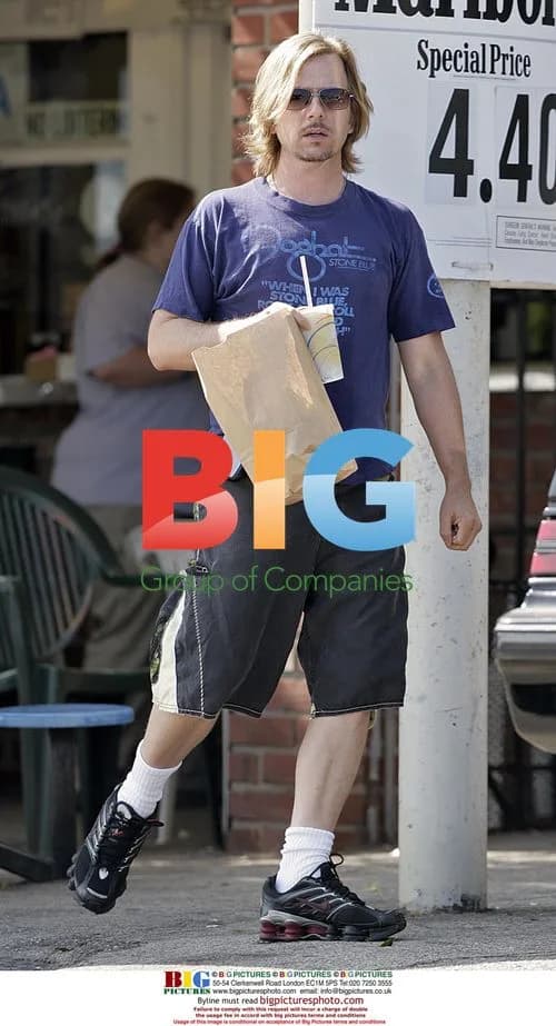 David Spade Picking Up Food in Malibu