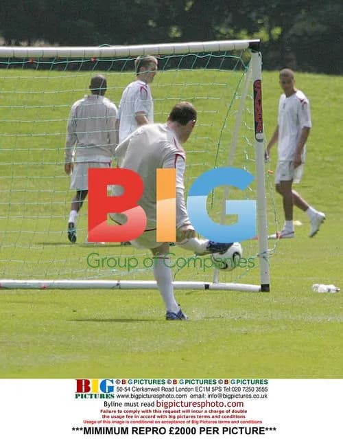 Wayne Rooney at England Training