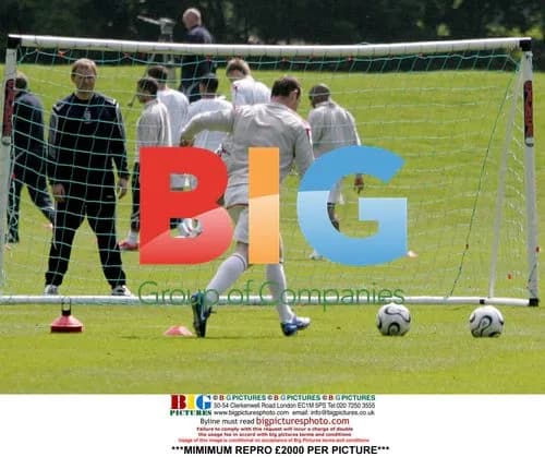 Rooney at England Training Camp