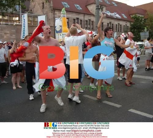England fans cause havok in Nurenberg