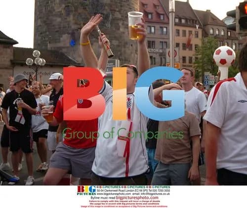 England fans cause havoc in Nurenberg