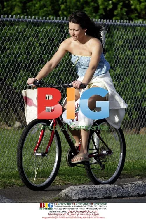 Evangeline Lilly Rides Bike in Honolulu