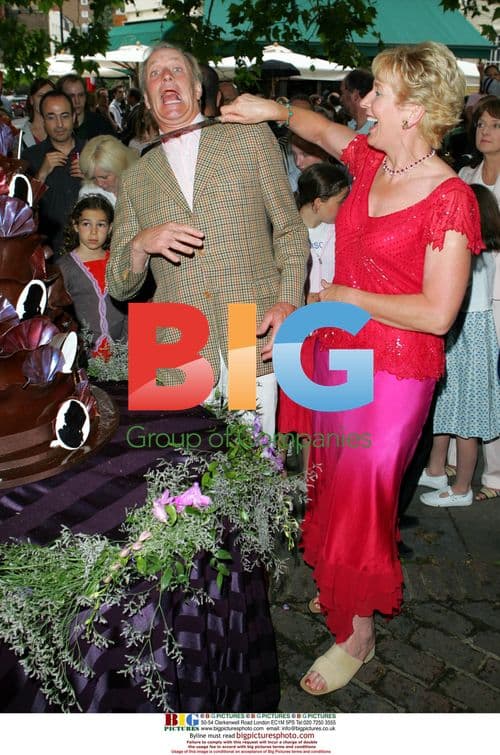 Neil and Christine Hamilton at Mozart street party