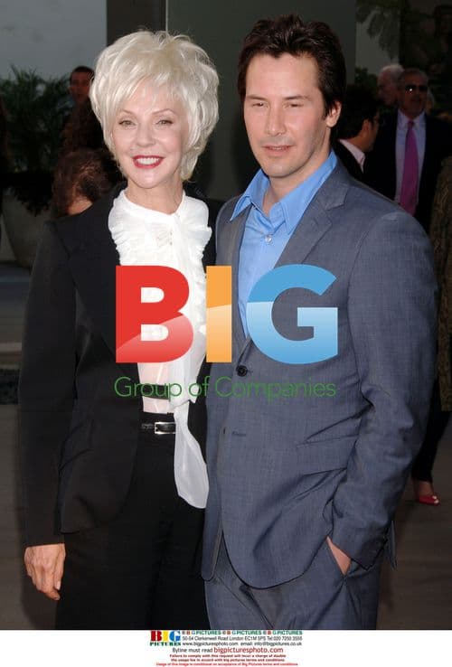 Keanu Reeves and Mother at 'The Lake House' Premiere