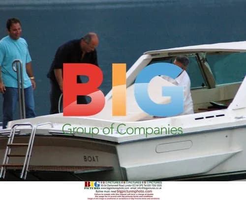 George Clooney Returns to Dock After Boating
