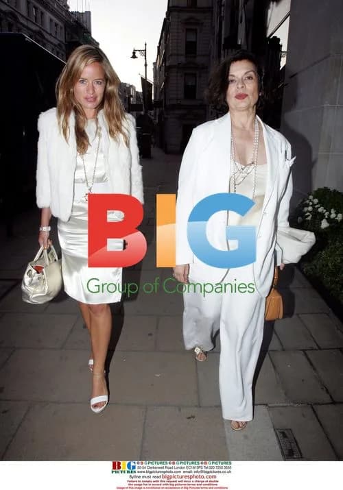 Jade Jagger and Bianca out for dinner in London