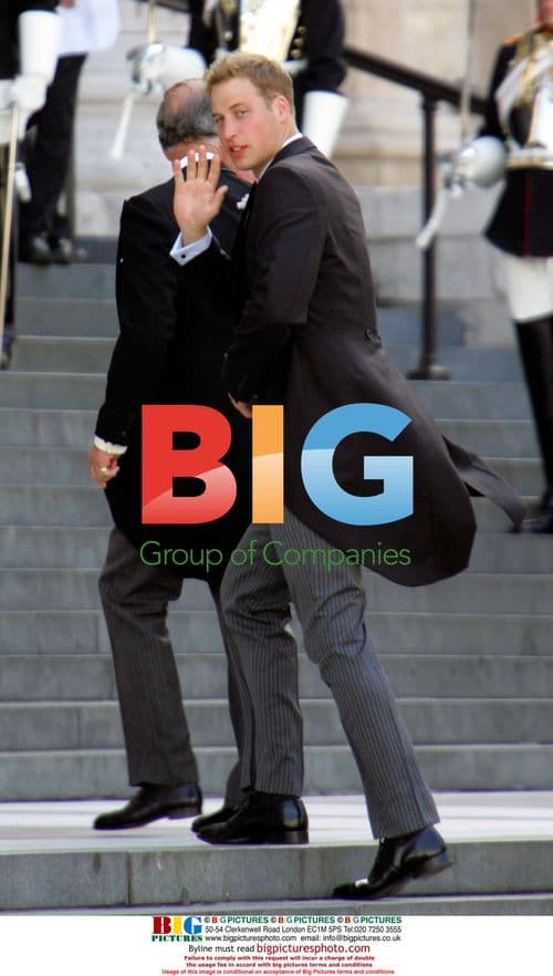 Prince William at Queen's 80th Birthday Service