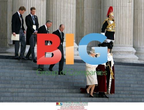 Royal Family Attending Queen's 80th Birthday Service