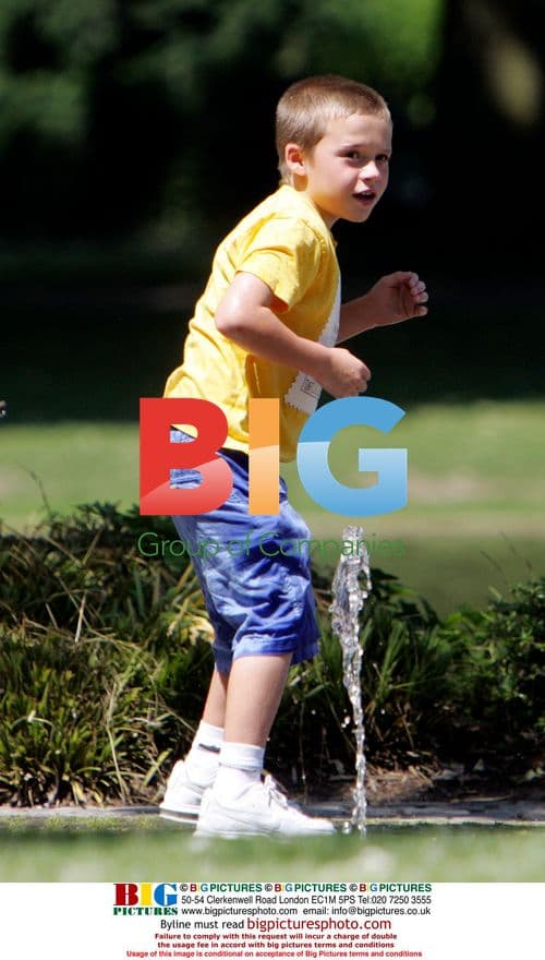 Beckham Boys Enjoy Day Out at Park