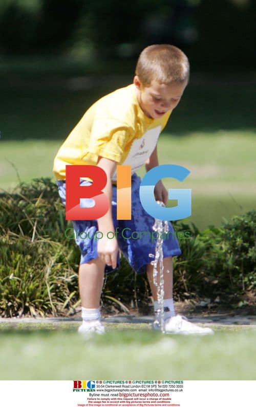 Beckham boys enjoy park day in Germany