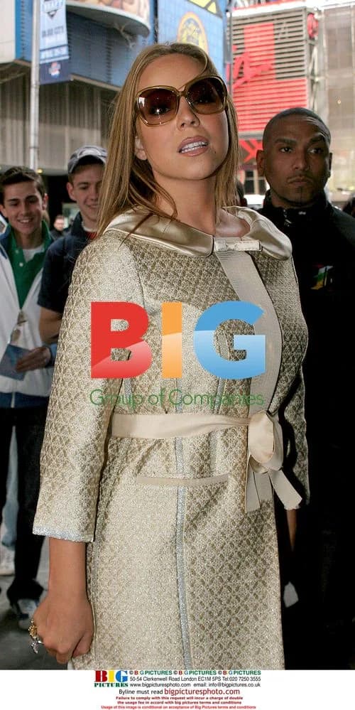 Mariah Carey Arrives at TRL in NYC