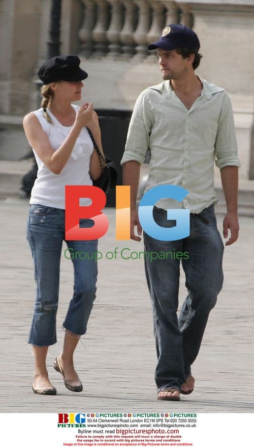 Diane Kruger and Joshua Jackson in Paris