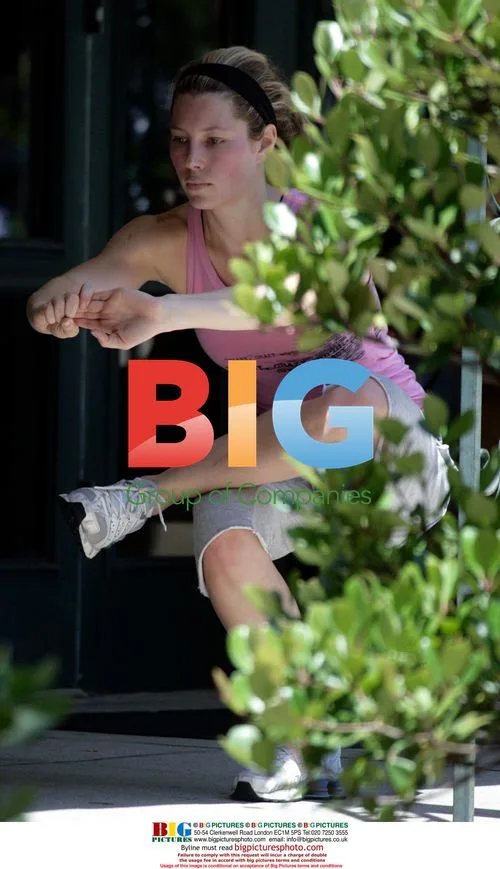 Jessica Biel Workout at Pro Gym